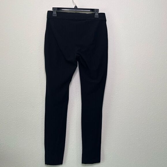 Eileen Fisher Solid Black Viscose Pull On Skinny Straight Leg Pants Size XS - Picture 8 of 9